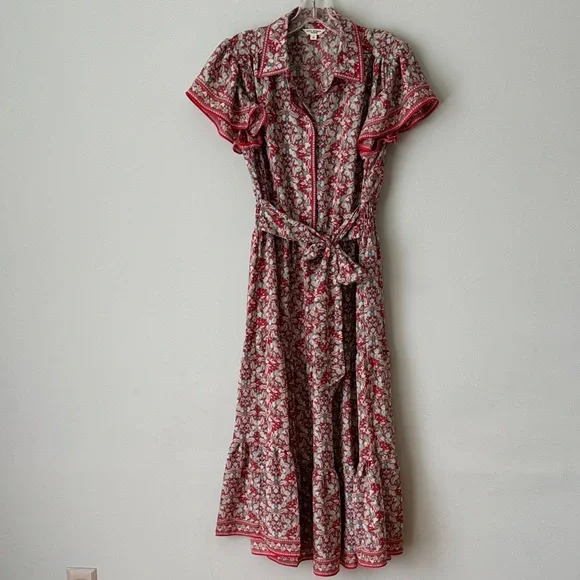 Max Studio Floral Midi Dress - Picture 1 of 7